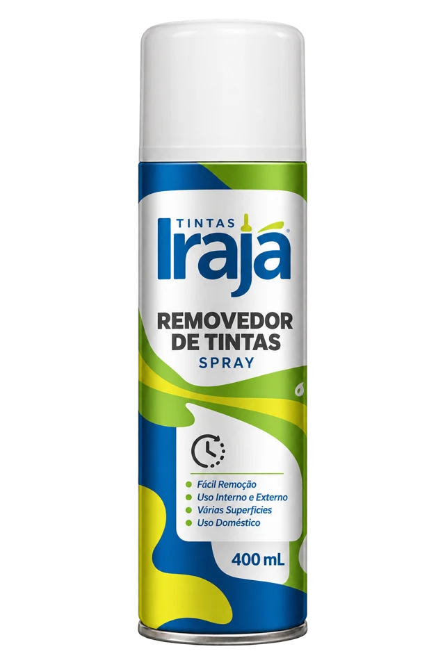 Proposta de embalagem Irajá: Removedor de Tintas em Spray