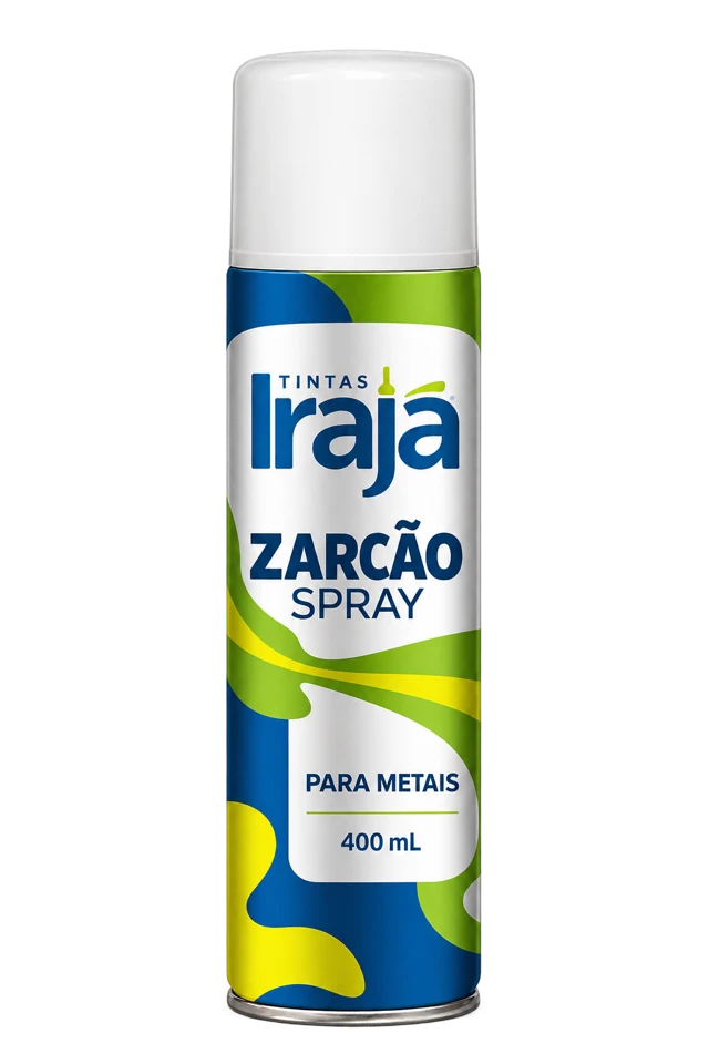 Proposta de embalagem Irajá: Zarcão em Spray